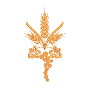 Espigas y uva