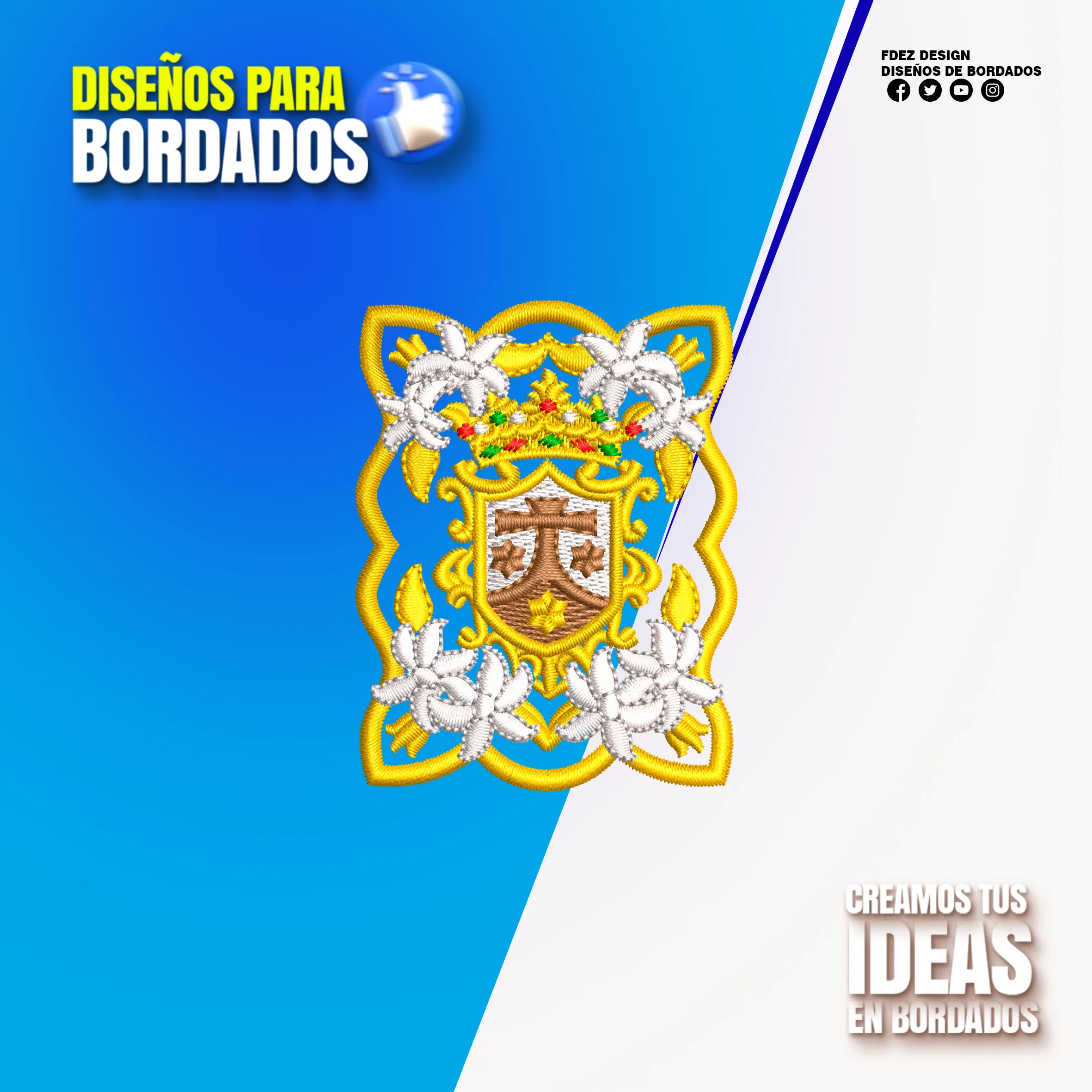 Emblema Ornamental Religioso