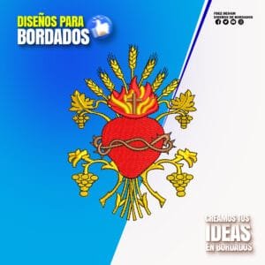 Corazón de Jesús entre Vides y Espigas