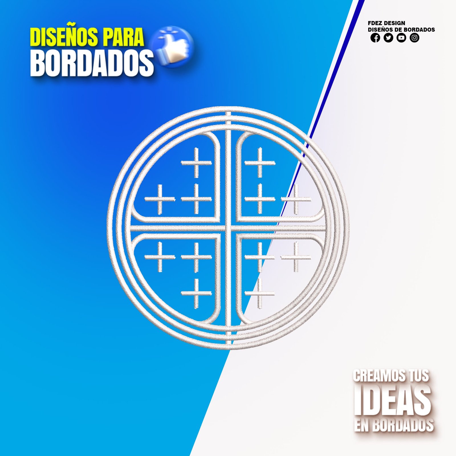 Cruz C8 Estilo Circular