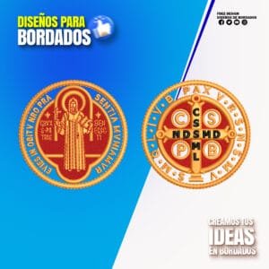 Medalla de San Benito Anverso y Reverso