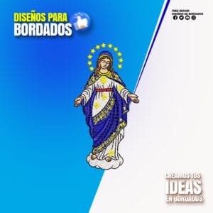 Virgen Milagrosa con Aureola de Estrellas